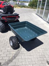 Prívesný vozík Shark Garden (300kg) (čierny) s bočnicami