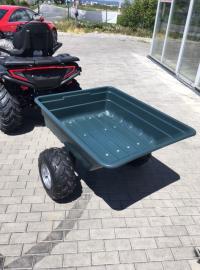 Prívesný vozík Shark Garden (300kg) (zelený) s bočnicami