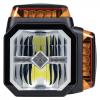 LED reflektor so majákom a vyhrievaním
