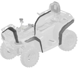 Rozširovacie lemy CFMOTO X450/X520 G2