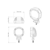 LED svetlá s rozptýleným svetlom (9 cm) (2 x 14 W) (G3L (okrem modelov X mr)