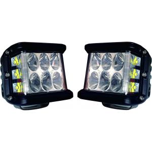 LED reflektory s prisvietením do strany