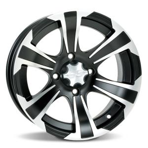 ITP SS312, 14X8 (5+3) MATTE BLACK W/ MACHINED 4/156