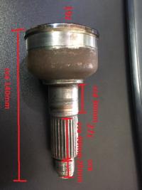 Homokinetický kĺb (CFMOTO GLADIATOR X5, X6) (7020-280160)