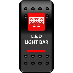 Spínač LED Rampy Moose (červený)