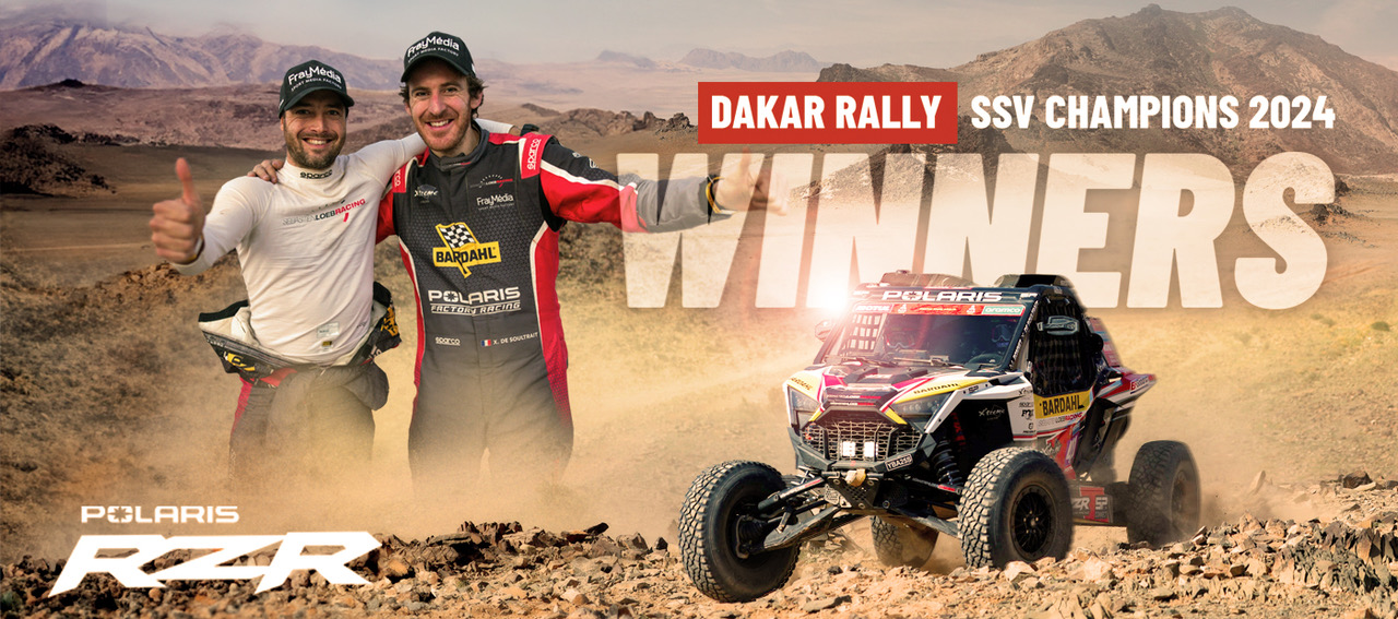 POLARIS OFF ROAD A SEBASTIEN LOEB RACING ZABEZPEČILI VÍŤAZSTVO V RALLY DAKAR 2024