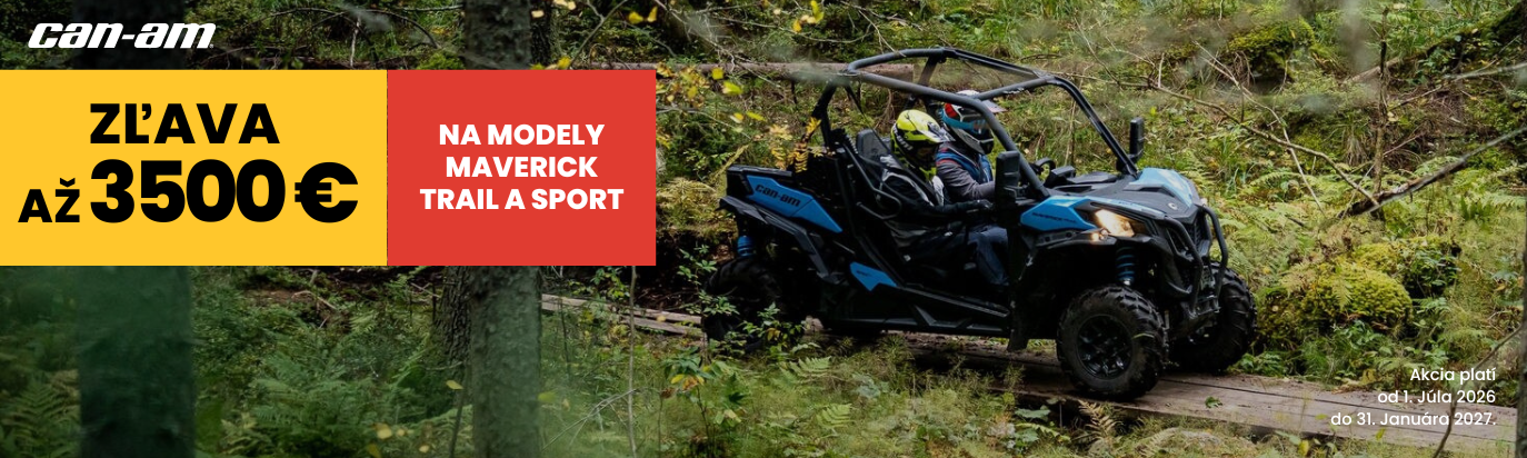 Can-Am Maverick Trail a Sport | Zľava až 3 500 €