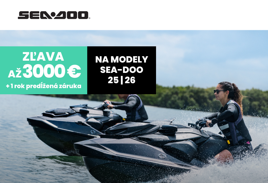 Sea-Doo 2025/2026 | Zľava až 3 000 € + predĺžená záruka