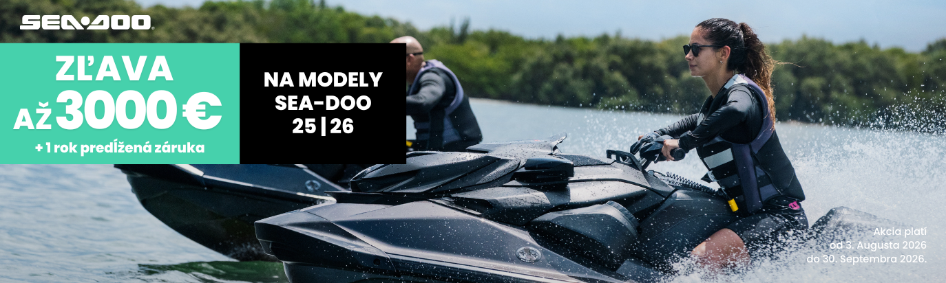 Sea-Doo 2025/2026 | Zľava až 3 000 € + predĺžená záruka