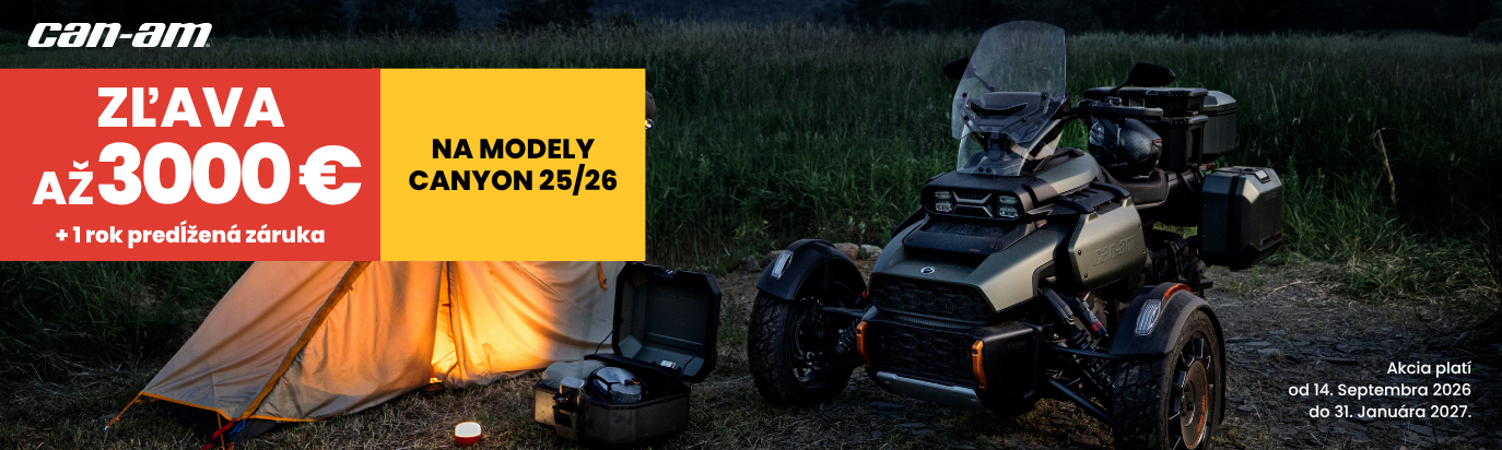 Can-Am Canyon | Zľava až 3 000 € + predĺžená záruka